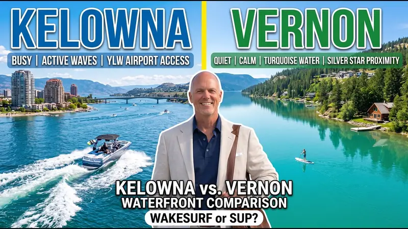 Okanagan waterfront: Kelowna or Vernon?