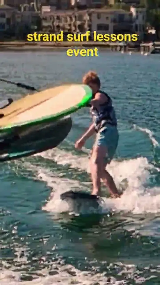 Surf lessons at The Strand
